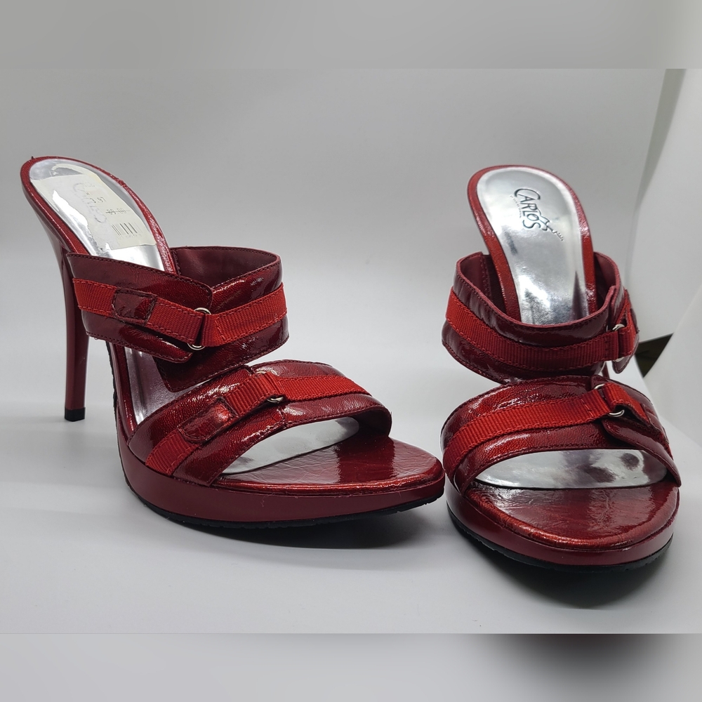 Carlos Red Pump Size 10